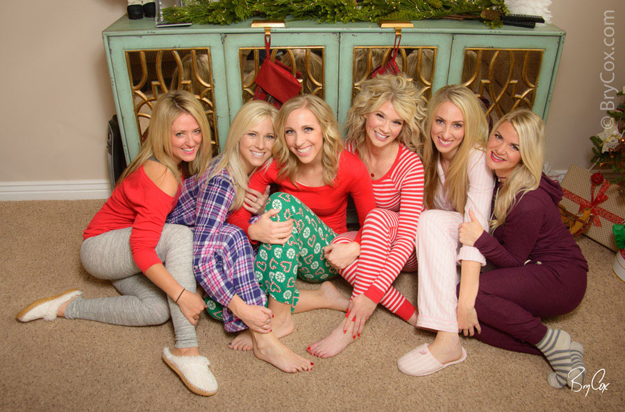Girls’ Christmas Pajama Party Celebrity Style Imaging