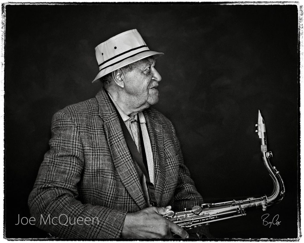 Joe McQueen, portrait by Bry Cox