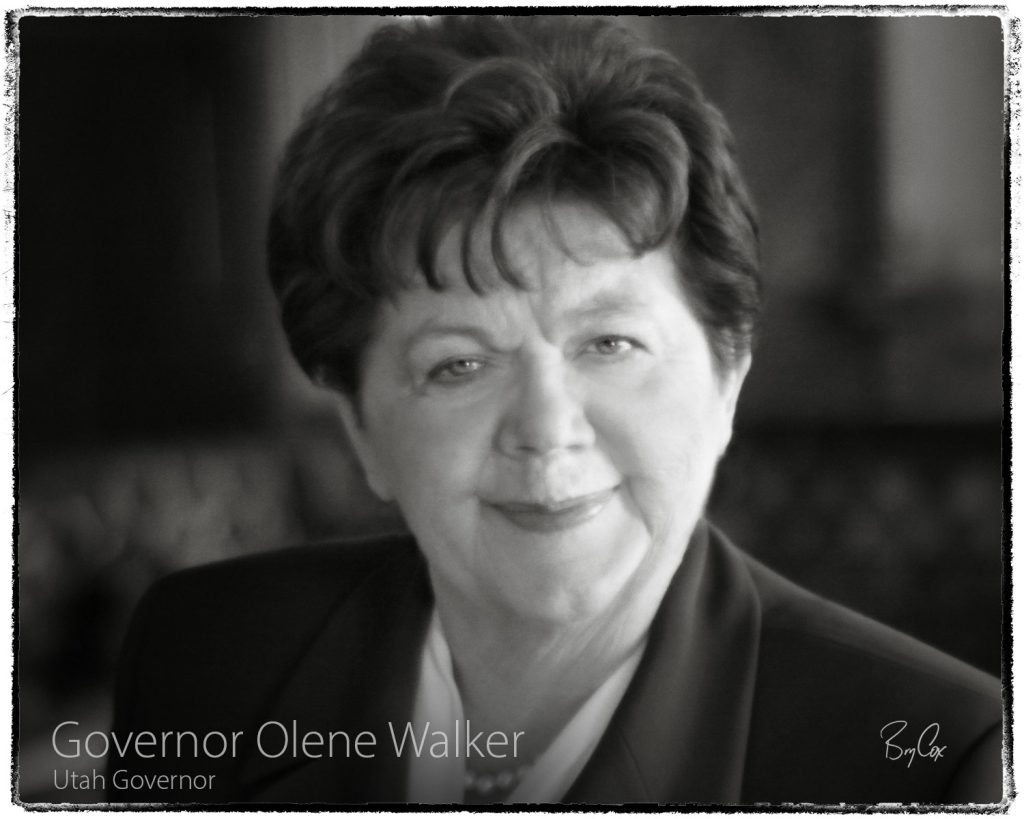 Governor Olene Walker, portrait by Bry Cox