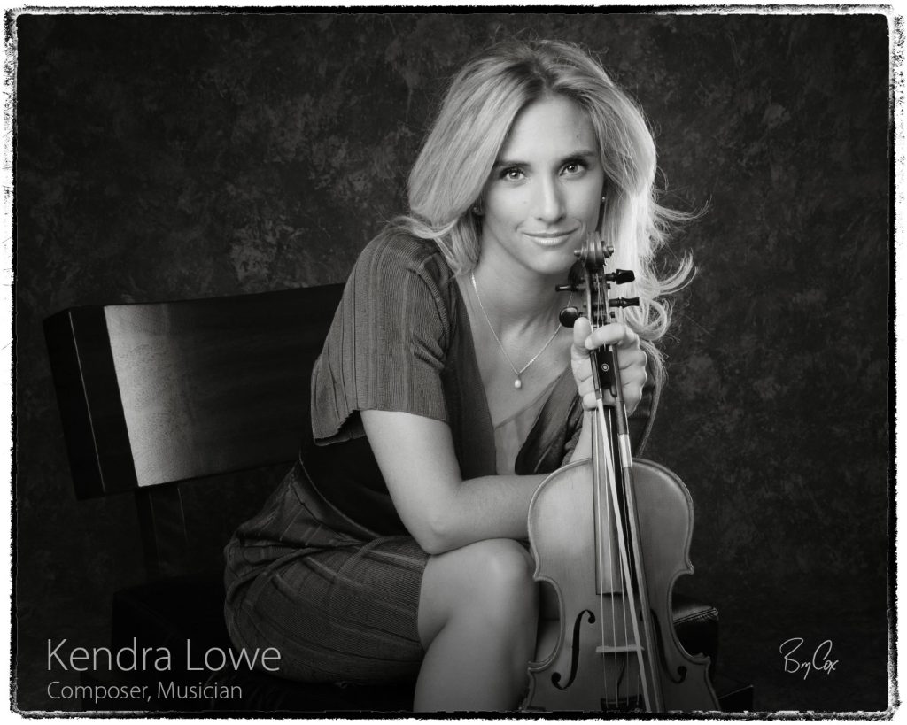 Kendra Lowe Composer/Musician, portrait by Bry Cox
