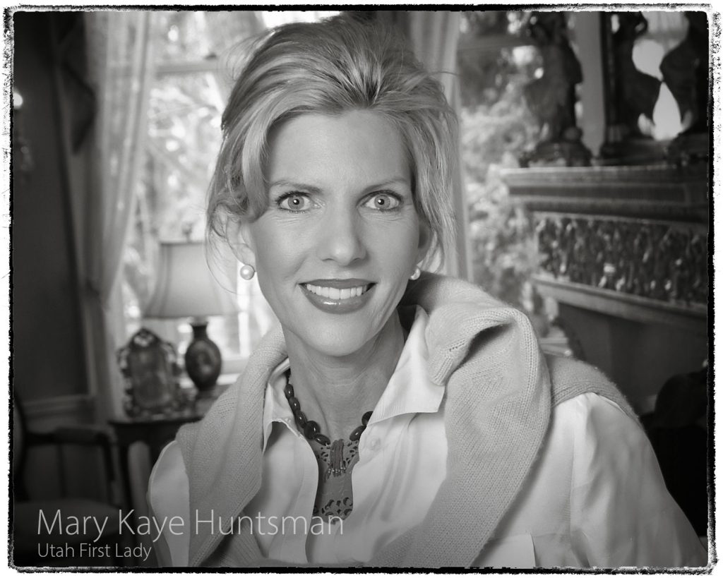 Mary Kaye Huntsman, Utah First Lady, portrait by Bry Cox